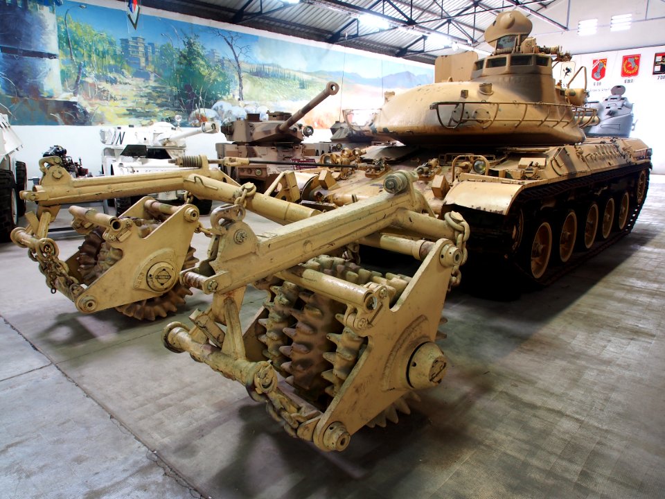 AMX 30B Démineur in the Musée des Blindés, France, pic-6
