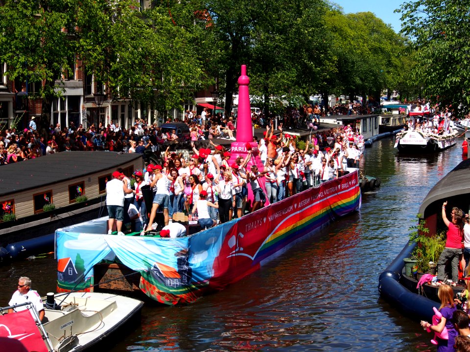 Amsterdam Gay Pride 2013 boat no27 Thalys pic5
