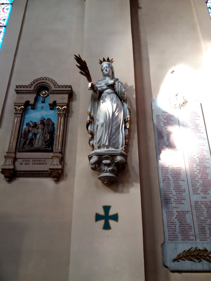 Amplepuis - Église Saint Pothin - Statue de la Vierge