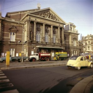Amsterdam. Voorgevel Concertgebouw, Bestanddeelnr 254-7318