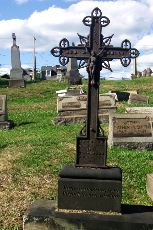 Amrhein crucifix, St. Peter’s Cemetery, 2020-08-30, 01