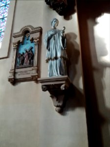 Amplepuis - Église Saint Pothin - Statue et station VIII