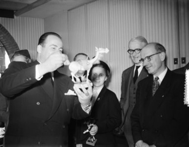 Amsterdam bezoek Australische Ambassadeur Alfr. F. Stirling o.a. Asser Gesink Ci, Bestanddeelnr 905-6877