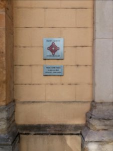 Amplepuis - Église Saint Pothin - Plaque monument historique