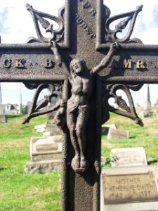 Amrhein crucifix, St. Peter’s Cemetery, 2020-08-30, 02