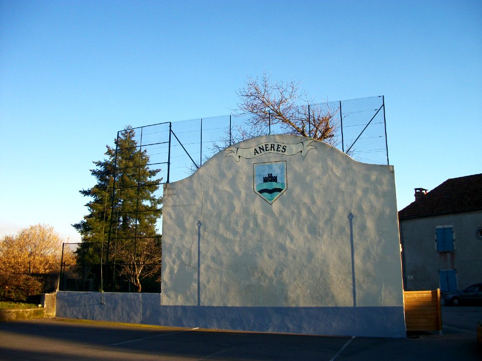 Anères mur Pelote basque