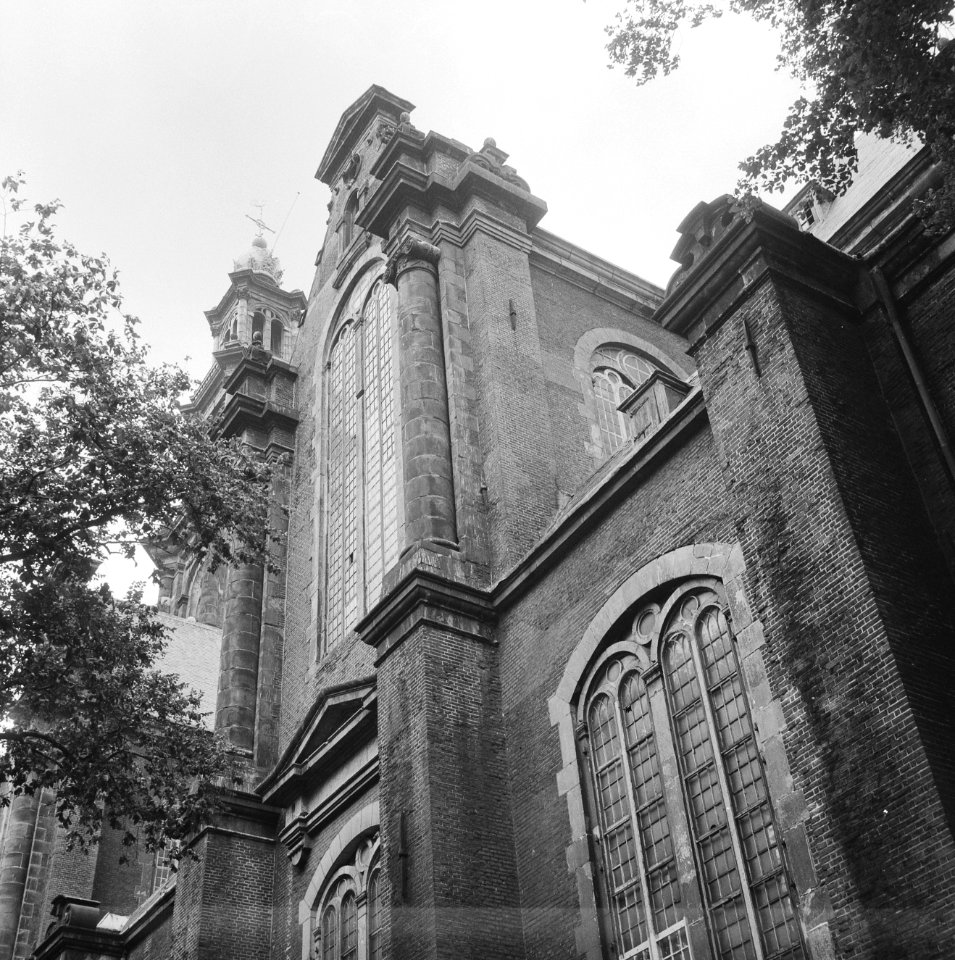 Amsterdam, Westerkerk. Exterieur vanuit het zuidoosten met Westertoren, Bestanddeelnr 918-1320