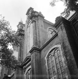 Amsterdam, Westerkerk. Exterieur vanuit het zuidoosten met Westertoren, Bestanddeelnr 918-1320
