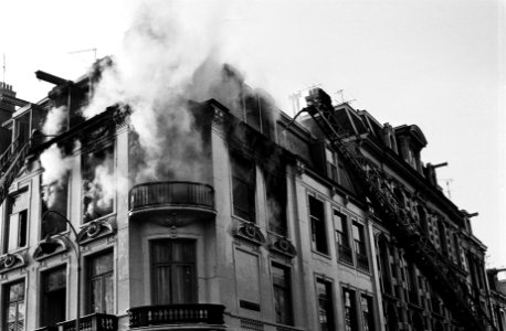 Amsterdam, brand Amsteldijk, 2e Jan van der Heydenstraat, Bestanddeelnr 929-9940