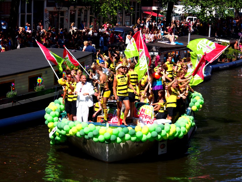 Amsterdam Gay Pride 2013 boat no13 Groen Links pic4