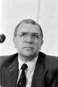 Amsterdam, persconferentie i.v.m. overname Audet door VNU Audet-directeur Van Ti, Bestanddeelnr 934-1962