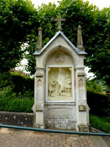 Amettes, Maison natale de Benoît Joseph Labre, chemin de croix station 09