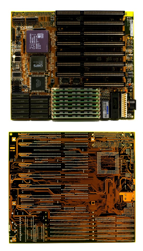 AMD AM486DX2-50 Front-Back