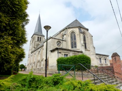 Amettes (Pas-de-Calais, Fr) église Saint-Sulpice
