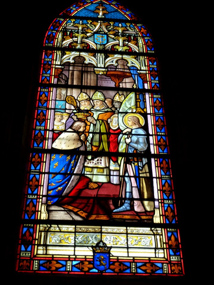Amfreville-la-Campagne (Eure, Fr) église, vitrail 05