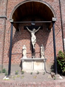 Amfroipret (Nord, Fr) calvaire funéraire