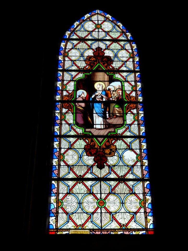 Amfreville-la-Campagne (Eure, Fr) église, vitrail 17