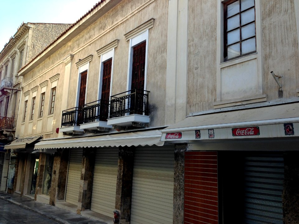 Amfi-Theatro theater of Spiros Evagelatos in Plaka district of Athens