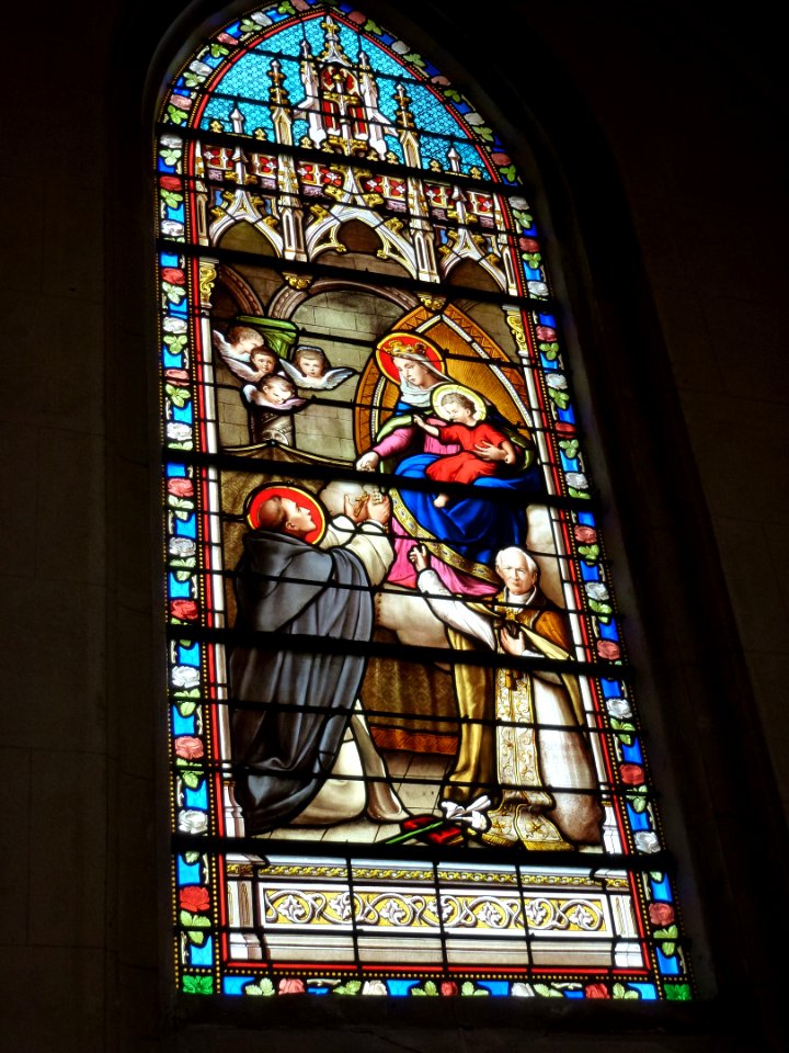 Amfreville-la-Campagne (Eure, Fr) église, vitrail 14