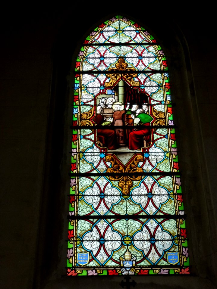 Amfreville-la-Campagne (Eure, Fr) église, vitrail 02