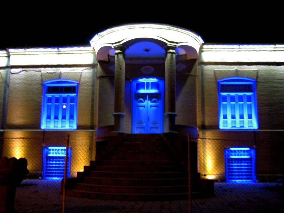 Amin al-Islami House at Night - 7-3-2013 - Nishapur 02