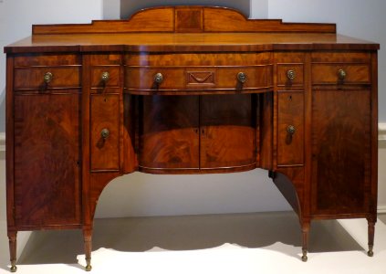 American sideboard, c. 1810, mahogany, walnut and pine, Dayton Art Institute