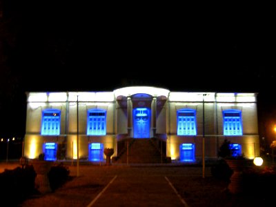 Amin al-Islami House at Night - 7-3-2013 - Nishapur 05 photo