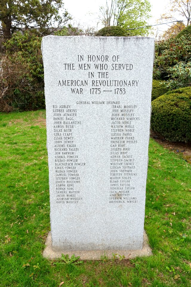 American Revolutionary War Memorial - Elizabeth Parker Memorial Park - Westfield, MA - DSC02269