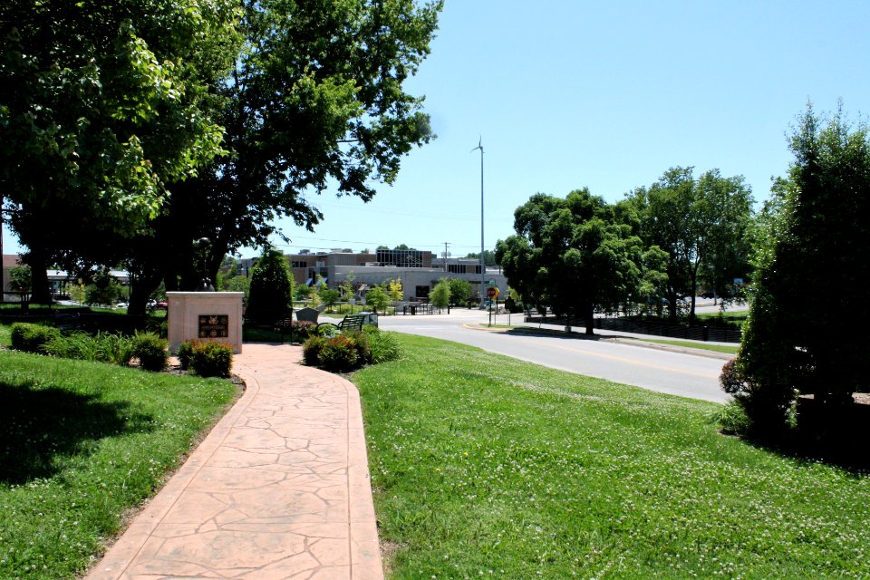 American Legion park in Downtown Springdale, Arkansas