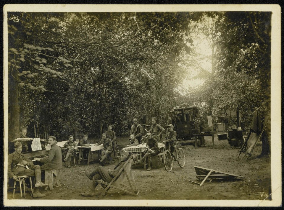 American section on the front south of Reims, Bestanddeelnr 158-0713