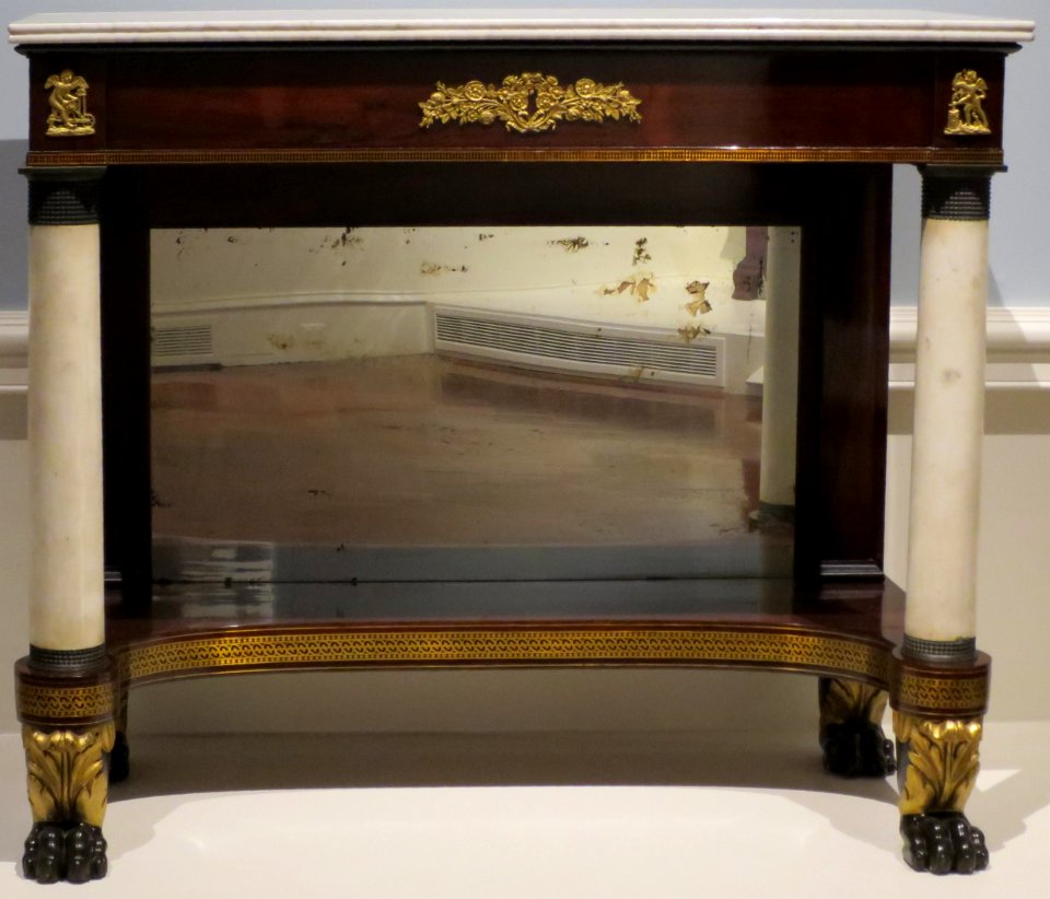 American Empire style pier table, c. 1810-20, Dayton Art Institute