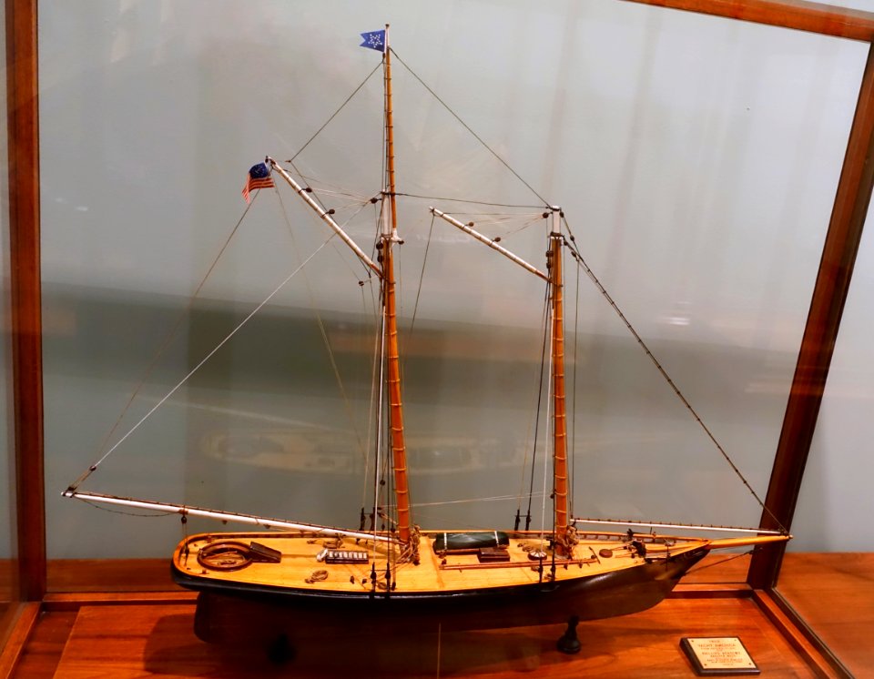 America, yacht, 1852 - Addison Gallery of American Art - Phillips Academy Andover - Andover, Massachusetts - DSC05296