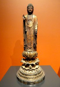 Amida Raigo, Japan, Muromachi period, c. 1500, wood with lacquer and gold-leaf - San Diego Museum of Art - DSC06500