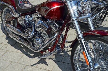 Two wheeled vehicle chrome cult