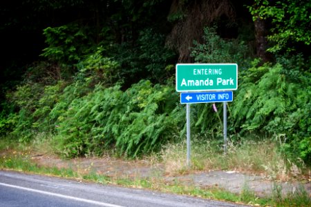 Amanda Park, WA — entrance sign