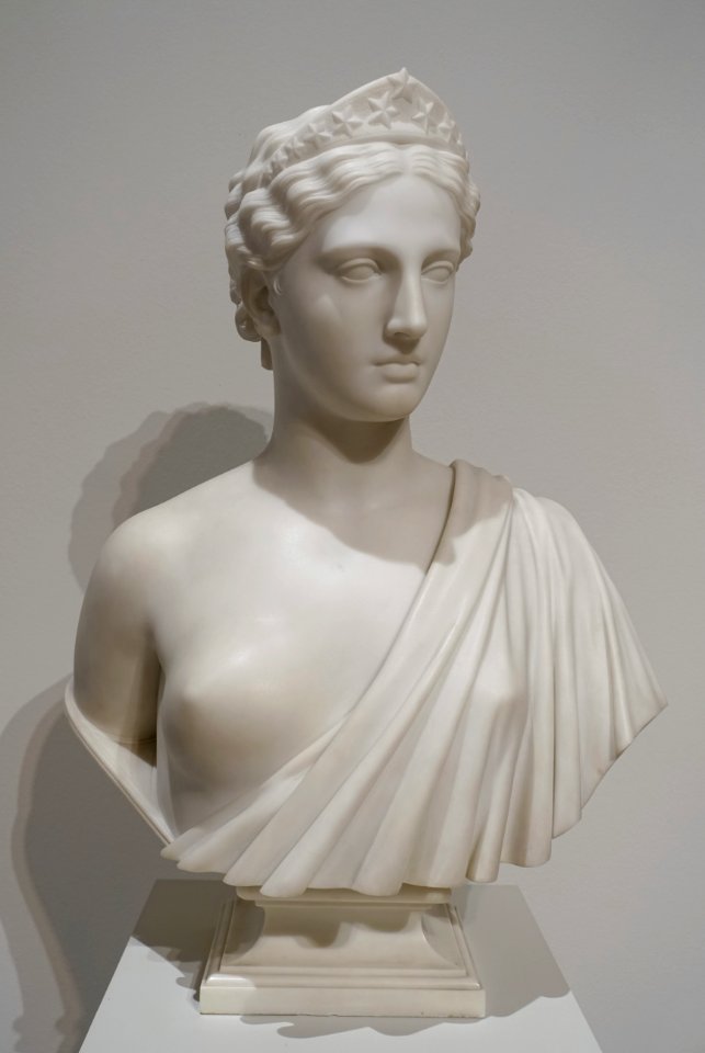 America by Hiram Powers, 1860, marble - Dallas Museum of Art - DSC04809