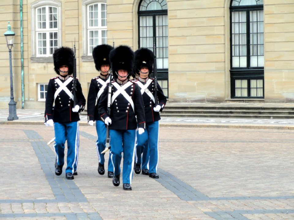 Amalienborg Palace guards - DSC07141