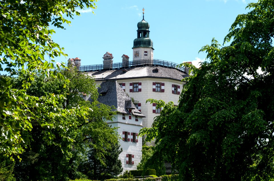 Ambras castle from west