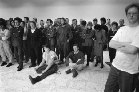 Ambtenaren, protestacties, stadhuizen, vergaderingen, Bestanddeelnr 934-3911