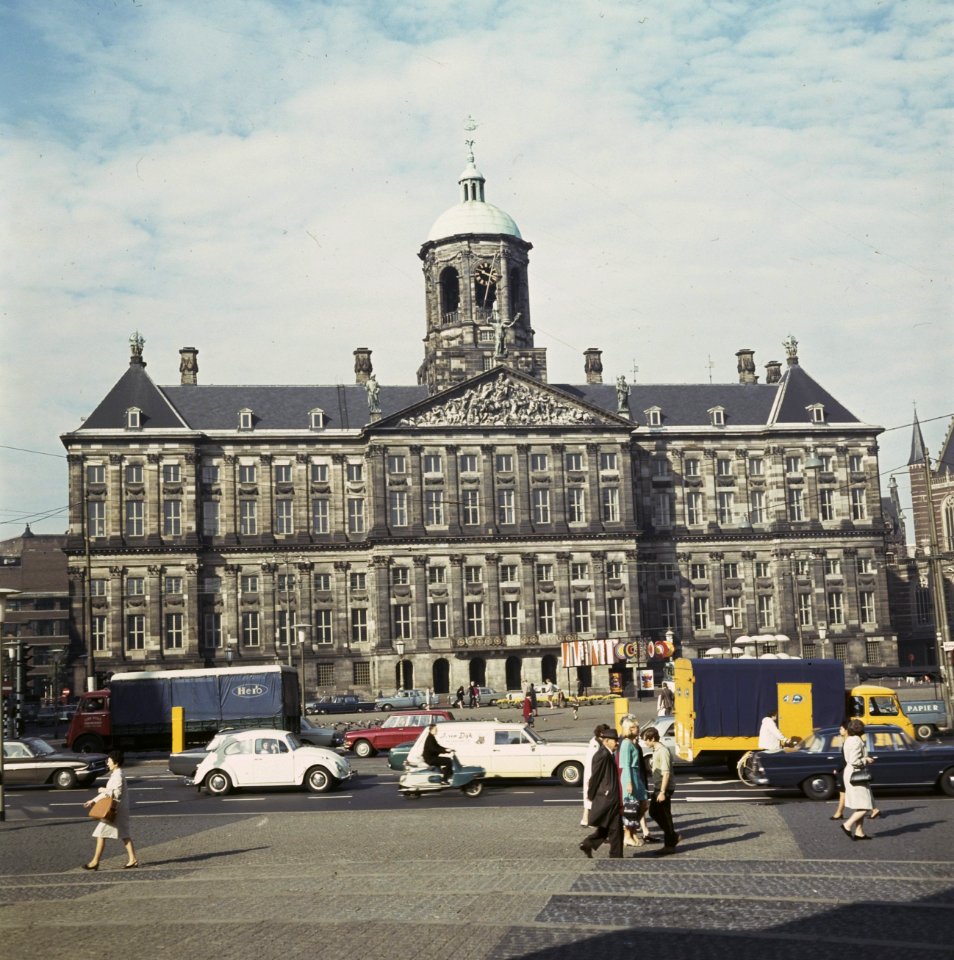Amsterdam stadsgezichten Koninklijk Paleis op de Dam, exterieur, Bestanddeelnr 254-7949