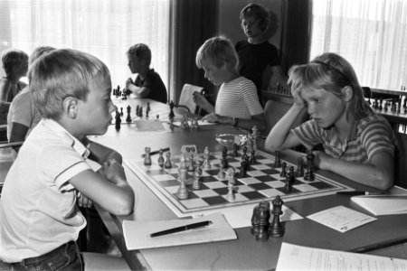 Amsterdam Schaak Festival in de RAI deelnemers jeugdtoernooi, Bestanddeelnr 932-2461