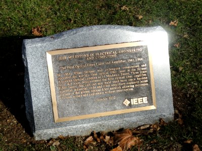 American Optical Company IEEE Milestone, Southbridge, MA - DSC02690