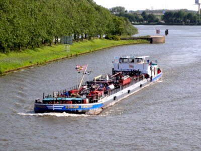 Amsterdam Rijnkanaal vanaf Amsterdamse Brug
