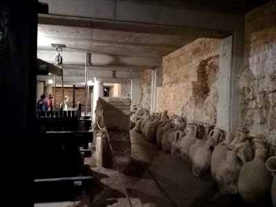 Amphitheatre (Pula), interior, exhibition 35