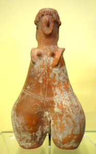 Amlash-style mother goddess, 1 of 5, perhaps Amlash, Northern Iran, Iron Age, c. 1200-900 BC, earthenware - Royal Ontario Museum - DSC04531