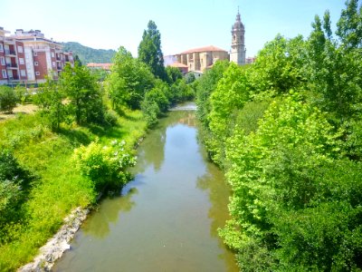Amorebieta - Río Ibaizábal e Iglesia de Santa María de la Asunción 4