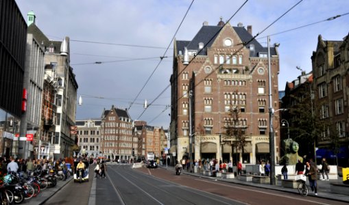 Amsterdam Rokin richting Dam 01