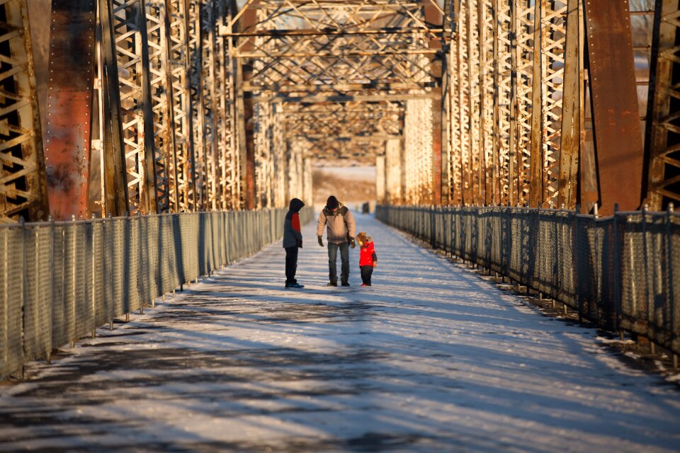 Winter young kid