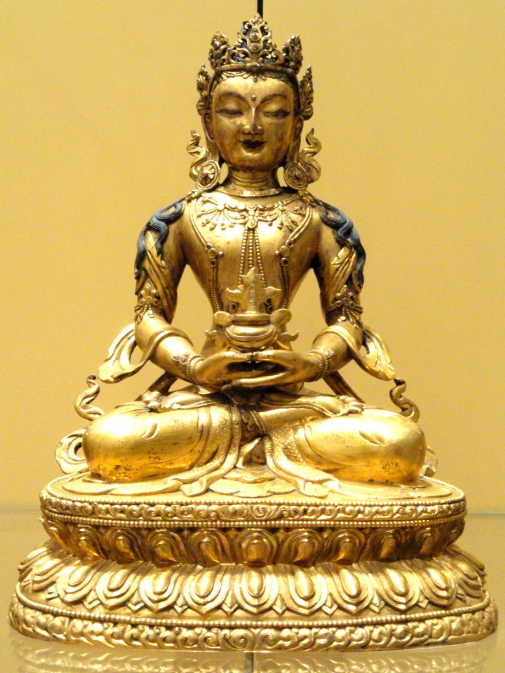 Amitayus, Tibet, 17th-18th century - Royal Ontario Museum - DSC09673