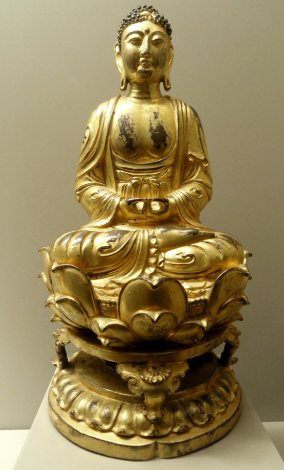 Amitabha Buddha of the Forty-eight Vows, Chinese, Liao Dynasty, 10th to early 11th century - Nelson-Atkins Museum of Art - DSC09129